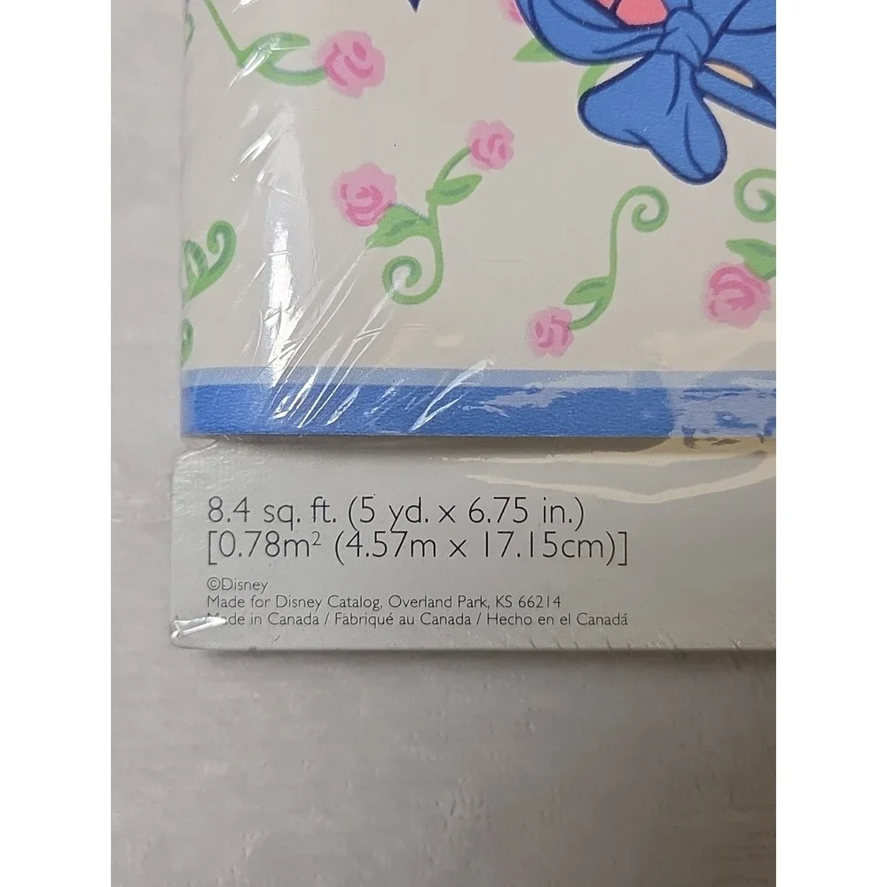 1 Vtg Disney Pretty Princess Blue Wallpaper Border #27121 PrePasted‎ 5YD x 6.75